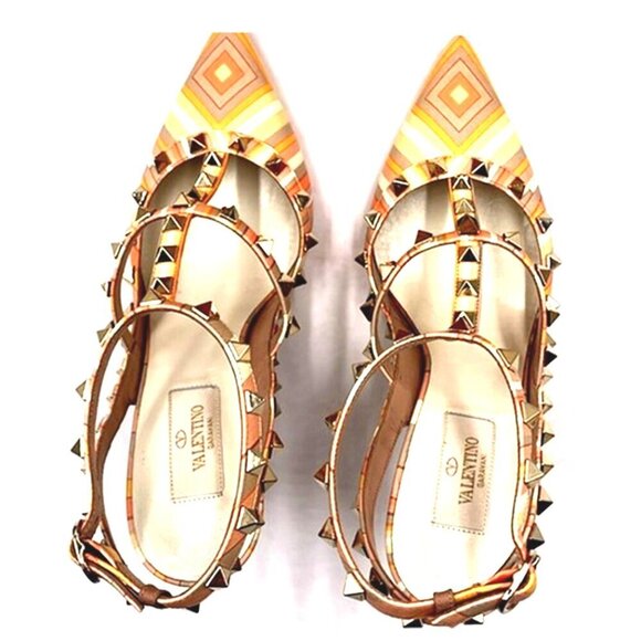 RARE Valentino Rockstud 1975 Pump, size 38.5, US 7, Matching Box NWT, MSRP $1195 - Picture 8 of 16